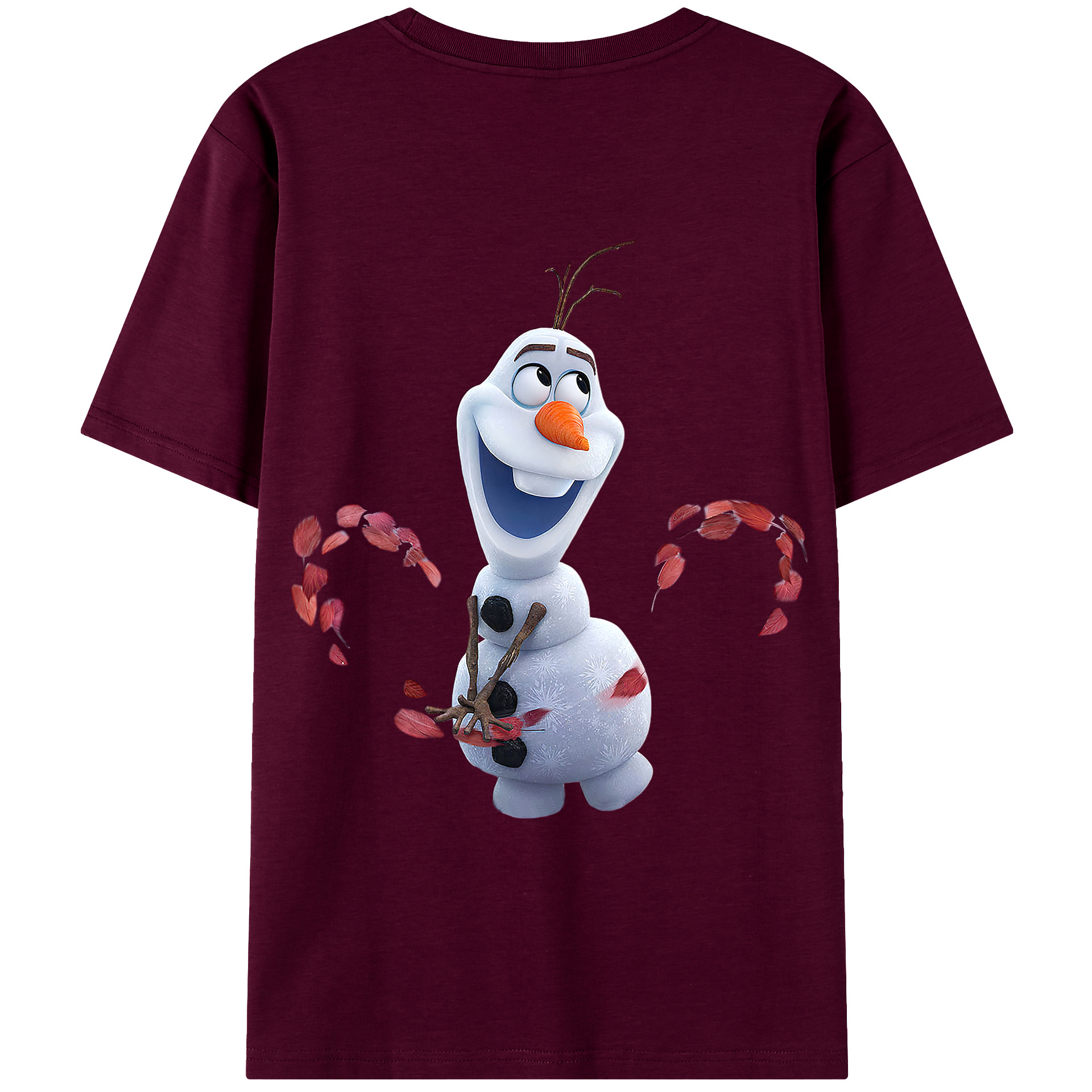 （画像用） アナと雪の女王 アンナ エルサ Frozen Anna Elsa レディース半袖Tシャツ(バックプリント)